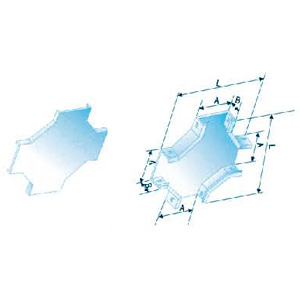 槽式水平四通（tōng）蓋--體 XQJ-C-04A.